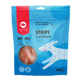 Maced Strips z królikiem przysmak dla psa 500 g