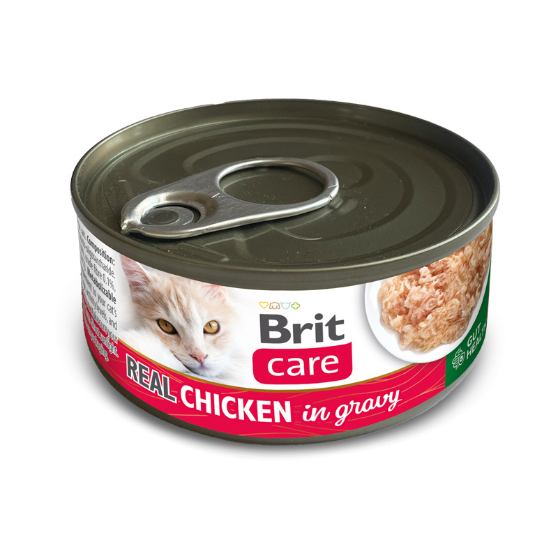 Brit Care Cat Real mokra karma dla kota Kurczak w bulionie 80 g