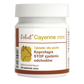Dolvit Cayenne Mini Suplement diety dla psa Koprofagia 60 tabletek