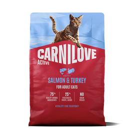 Carnilove Active Cat Karma sucha dla kotów z łososiem i indykiem 2 kg