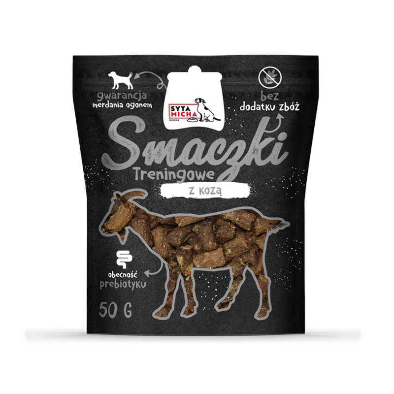 Syta Micha Smaczki treningowe dla psa z kozą 50 g