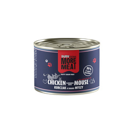 BUBAlicious mokra karma dla kota kurczak mysz 185 g