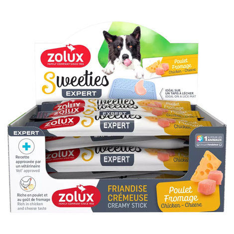 Zolux Sweeties Przysmak kremowy dla psa z kurczakiem i serem 1 szt. 14 g