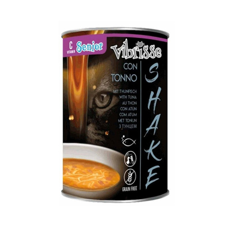 Vibrisse Shake Senior Vit C Mokra karma napój dla kota tuńczyk 135 g