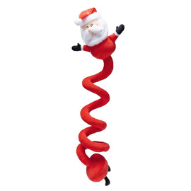 Zabawka świąteczna dla psa Beeztees Mikołaj pluszowy spirala 32 cm