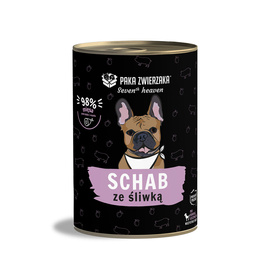 Paka Zwierzaka Seventh Heaven Karma mokra dla psa Pork & Plum Schab ze śliwką 400 g