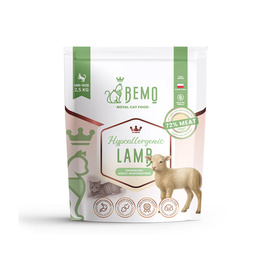Bemo Cat Hypoallergenic – bezzbożowa karma sucha dla kota z jagnięciną 2,5 kg