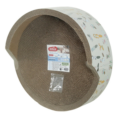 ZOLUX Drapka dla kota 2w1 CHATOUILLE – okrągła z kocimiętką