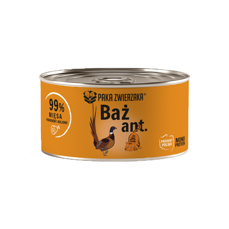 Paka Zwierzaka Karma mokra dla kota Bażant 200 g