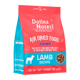 Dolina Noteci Superfood danie z jagnięciny Junior karma suszona dla psa 1 kg