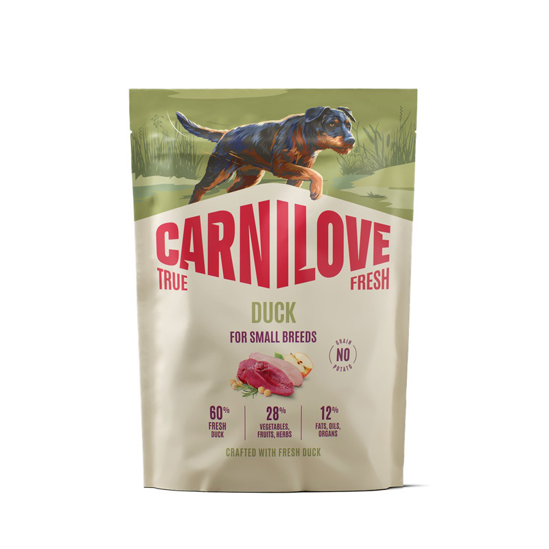 Carnilove True Fresh Dog Adult Karma sucha dla psów małych ras z kaczką 1,5 kg