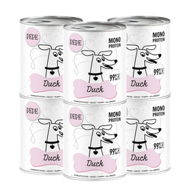 Paka Zwierzaka PEPE Duck Karma mokra dla psa kaczka zestaw 6 x 800 g