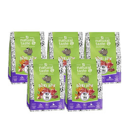 Karma suszona dla psa Natural Taste Dziki Dzik zestaw 5 x 1 kg