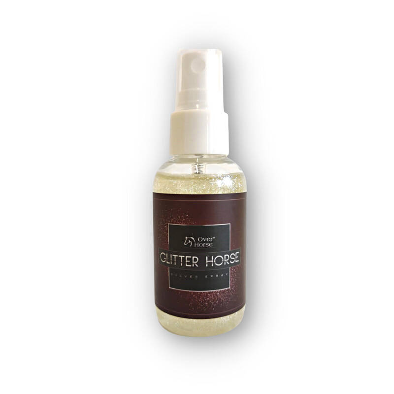 Over Horse Glitter Horse Silver Spray Mgiełka brokatowa dla koni 50 ml