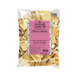 Natural Taste naturalny przysmak gryzaki dla psa skóra z jelenia 500 g