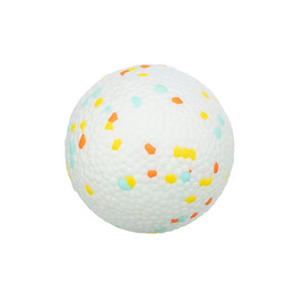 Trixie Light & Strong Piłka skacząca zabawka dla psa, biała/wielokolorowa 7,5 cm