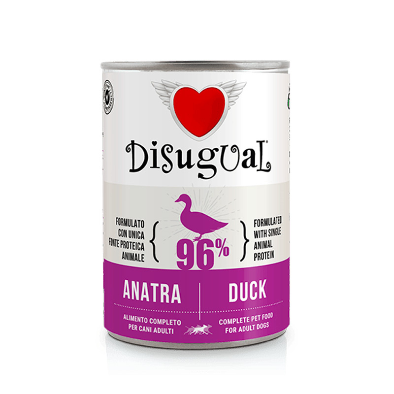 Disugual Monobiałkowa Karma mokra dla psa Kaczka 400 g