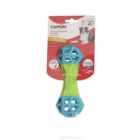 Camon Kość geometryczna z dźwiękiem pływająca zabawka dla psa 18 cm
