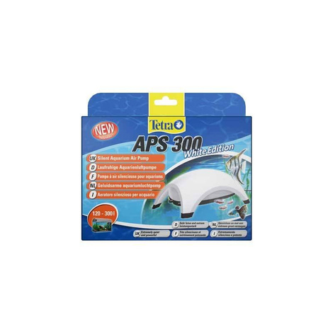 Tetra APS Aquarium Air Pumps APS 300 - pompa napowietrzająca BIAŁA do akwarium 120-300 l