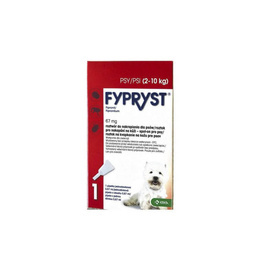 Fypryst Spot On krople na pchły i kleszcze dla psa 2-10 kg 67 mg / 0,67 ml 1 pipeta