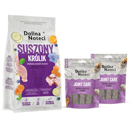 Karma suszona dla psa Dolina Noteci Premium królik 9 kg + gratis 2 x Smart Chews Joint Care wspomagające stawy