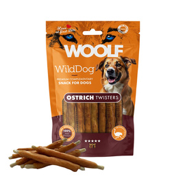 Woolf WildDog Twister Przysmak dla psa ze strusiem 100 g