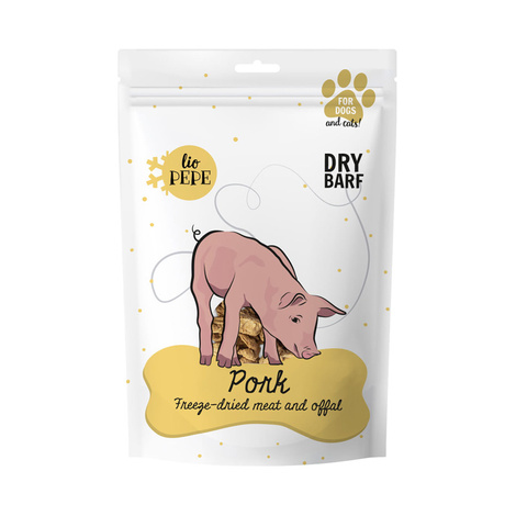 Lio PEPE Pork Przysmak dla psa liofilizowana polędwiczka wieprzowa 60 g