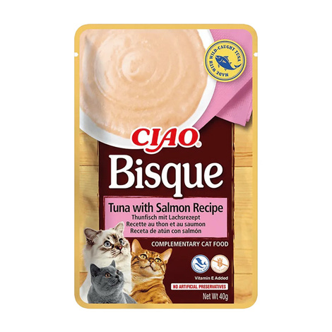 INABA Bisque Karma dla kotów zupa z tuńczyka i łososia 40 g