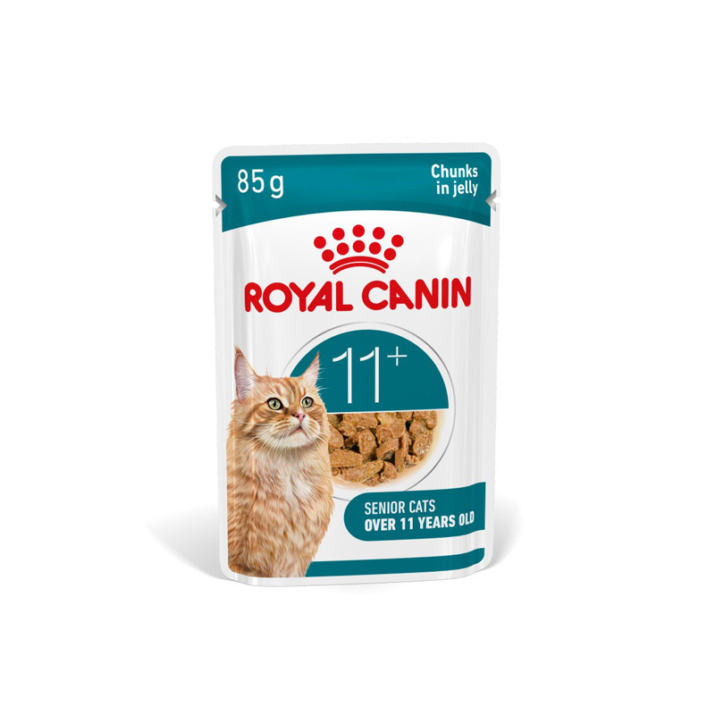 Royal Canin Ageing 11+ Jelly Karma mokra kawałki w galaretce dla kotów starszych 85 g