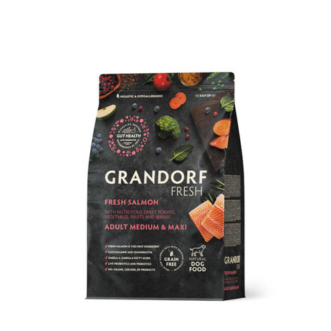 Grandorf Fresh Salmon Medium & Maxi Karma sucha dla psa łosoś 1 kg