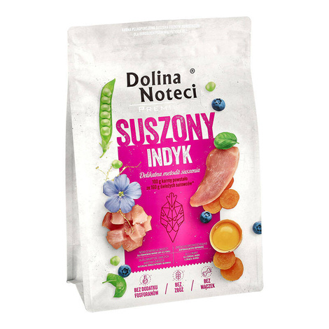 Karma suszona dla psa Dolina Noteci Premium indyk 3 kg