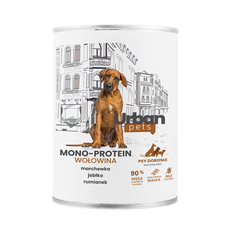 Over Zoo Urban Pets Mono Protein Mokra karma dla psa z wołowiną 400 g