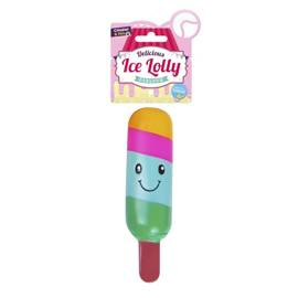 Cooper & Pals Zabawka piszcząca do gryzienia dla psa kolorowy lód 15,5 cm