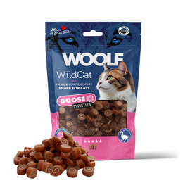 Woolf WildCat Twisties Przysmak dla kota z gęsią 50 g