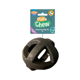 Cooper & Pals Zabawka dla psa piłka czarna 8 cm