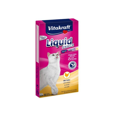 Przysmak dla kota Vitakraft Cat Liquid-Snack z Kura 6x15g