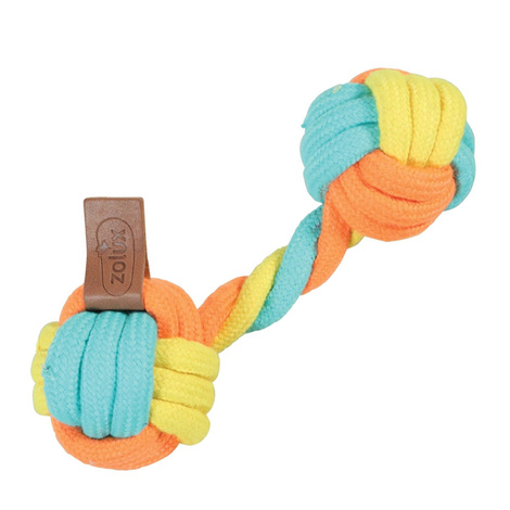 ZOLUX Zabawka dla psa – gryzak hantel sznurkowy TWIST 18 cm