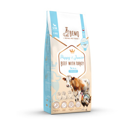 Bemo Karma sucha dla psów szczeniąt i juniorów z wołowiną i indykiem S/M 3 kg