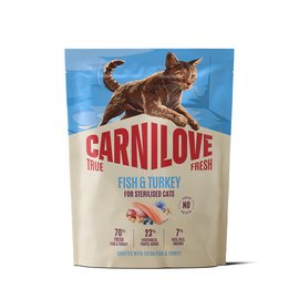 Carnilove Cat True Fresh Karma sucha dla kotów sterylizowanych Ryba i indyk 400 g