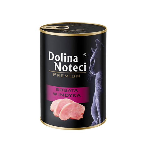 Mokra karma dla kota bogata w indyka Dolina Noteci Premium 400 g