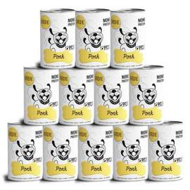 Paka Zwierzaka Karma mokra dla psa PEPE Pork (wieprzowina) zestaw 12 x 400 g