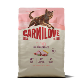 Carnilove Cat True Fresh Karma sucha dla kotów sterylizowanych Indyk 2 kg
