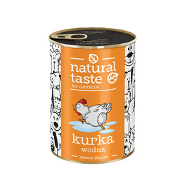 Mokra karma dla psa Natural Taste Kurka Wodna danie z kurczaka 400 g - Super Oferta