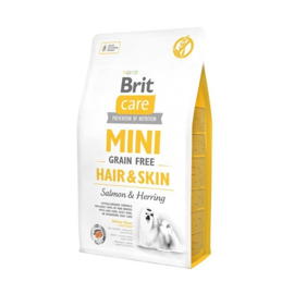 Karma sucha dla psów Brit Care Mini Grain Free Hair & Skin 7 kg