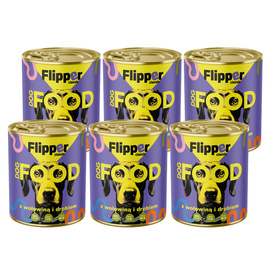 Mokra karma dla psa FLIPPER z wołowiną i drobiem 6 x 800 g