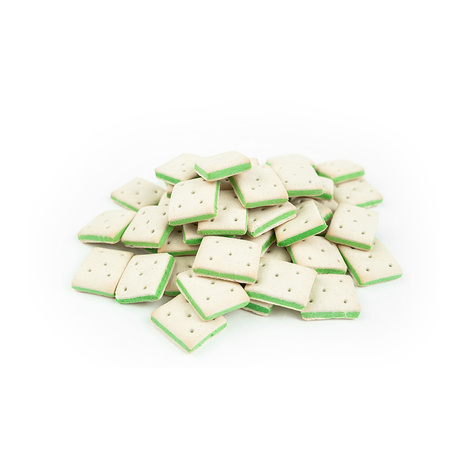 Psi Smak ciastka kostki dla psa sandwich z chlorofilem 500 g