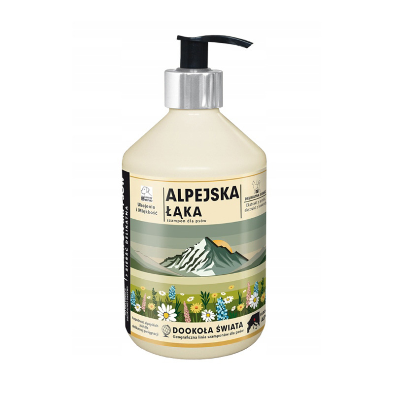 Super Beno Alpejska Łąka Szampon dla psów do delikatnej sierści 400 ml