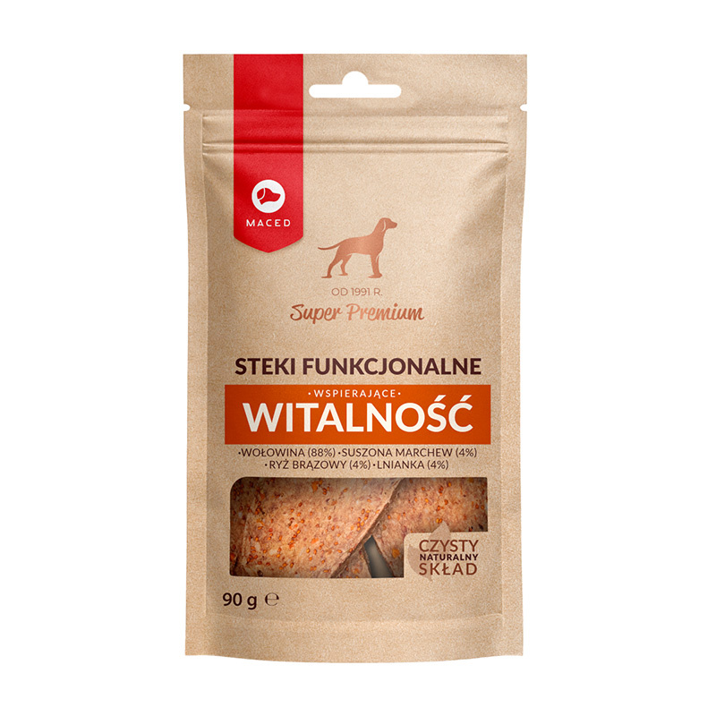 Maced Super Premium Steki funkcjonalne wołowina 90 g