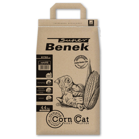 Żwirek dla kota Certech Super Benek Corn Cat Ultra Naturalny 7 L