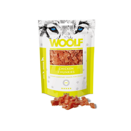 Przysmak dla psa Woolf Kawałki Kurczaka 100g